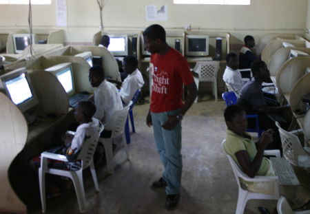 Students in Mchinji ICT Centre
